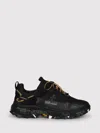 Premiata Sneakers Trail Black With Technical Details In Black