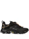 Premiata Sneakers Trail Black With Technical Details In Black