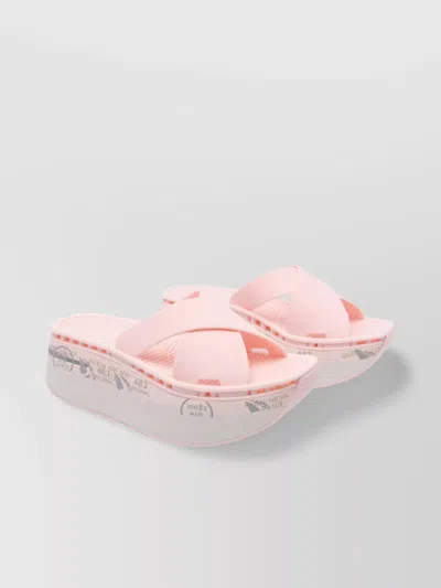 Premiata Cross Strap Platform Sandals