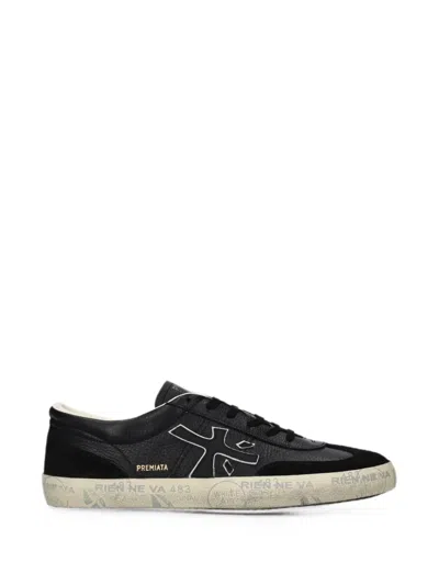 Premiata David 8285 Sneakers In Black