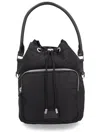 Premiata Modern Bucket Bag Featuring Zip Pocket In Black