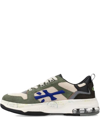 Premiata Drake Mesh-panel Sneakers In Neutral