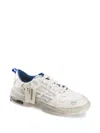 Premiata Low Top Sneakers Perforated Toe In Neutral