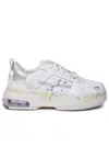 Premiata Draked' White Leather Sneakers In White