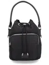Premiata Drawstring Bucket Backpack In Black