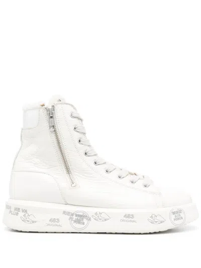 Premiata Edith Sneakers In Nude