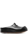 Premiata El Banero Leather Slippers In Black