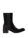 Premiata Elasticated-panel Boots In Black