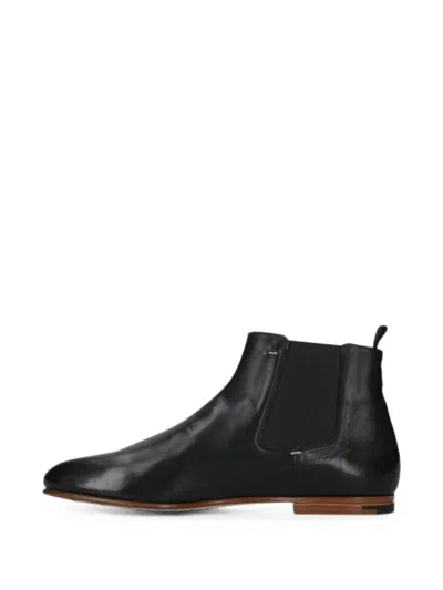 Premiata Elasticated-side Chelsea Boots In Black