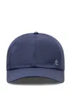 Premiata Blue Solid Logo Baseball Hat In Blue