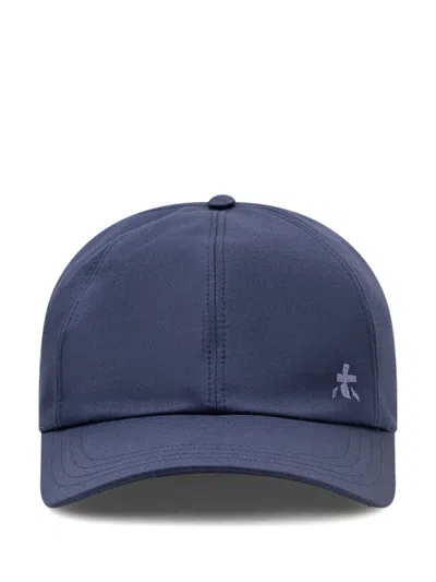 Premiata Embroidered Baseball Cap In Blue