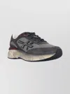 Premiata Fabric Blend Sneakers Contrast Sole In Gray