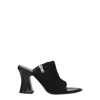 Premiata Black Fabric Sandal In Black