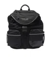 Premiata Flap Backpack In Black