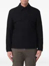 Premiata Flap-pocket Overshirt In Black