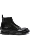 Premiata Leather Chelsea Boots In Black