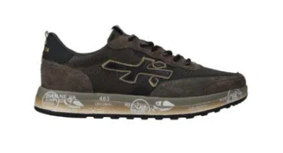 Premiata Flat Shoes In Brown