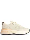 Premiata Suede Blend Sneakers Contrast Sole In Multi