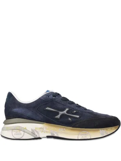 Premiata Flat Shoes In Blue