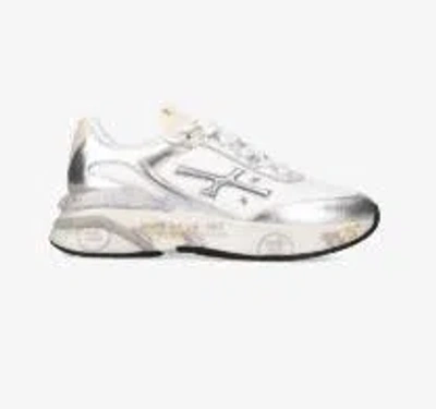 Premiata Sneakers  Woman Color Silver In Multicolor