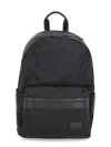 Premiata Zaino Black Nylon Backpack In Black