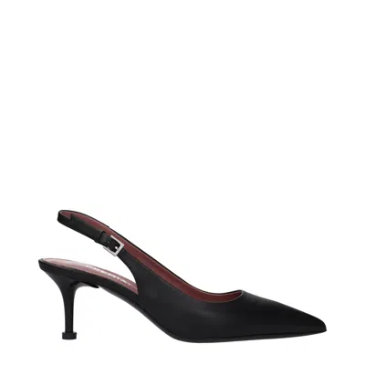 Premiata Garda Women's Sandals Black Leather