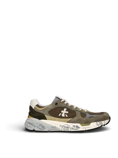 Premiata Lace-up Sneakers In Brown