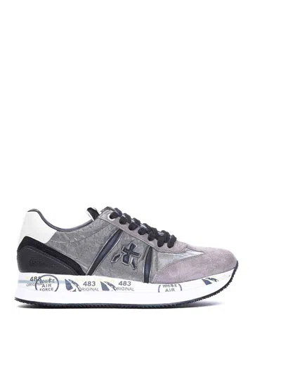 PREMIATA GREY CONNY SNEAKERS