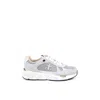 Premiata Low Top Sneakers In Fabric And Leather In Beige