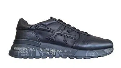 Pre-owned Premiata Herren Lederschuhe Mick_7108 Schwarz