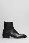 Premiata Almond Toe Block Heel Ankle Boots In Black