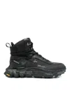 Premiata High Sneakers  In Black Leather In Black