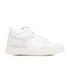 Premiata Quinn High-top Leather Sneakers In Neutrals