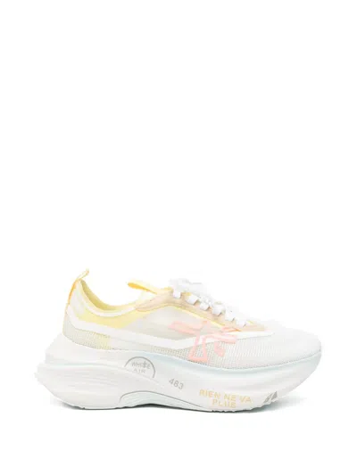 Premiata 힐 8272 로고 패치 스니커즈 In Multi