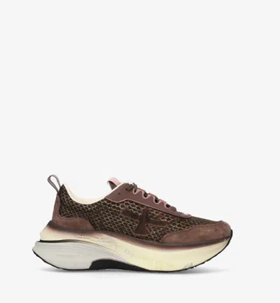 Premiata Hill 8547 Sneakers In Brown