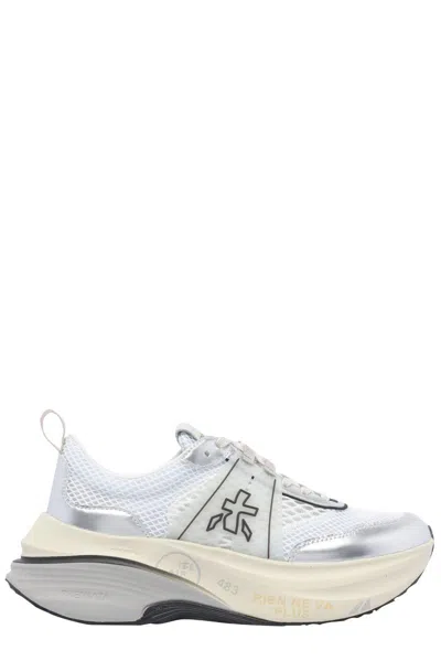 Premiata Hill Lace-up Sneakers In Multi