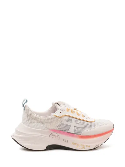 Premiata Hill Mini Sneakers In Neutral