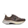 Premiata Hill Sneakers In Suede And Technical Fabric Hill In Gray