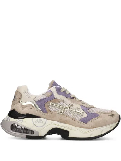 Premiata Hill Trainers In Grigio