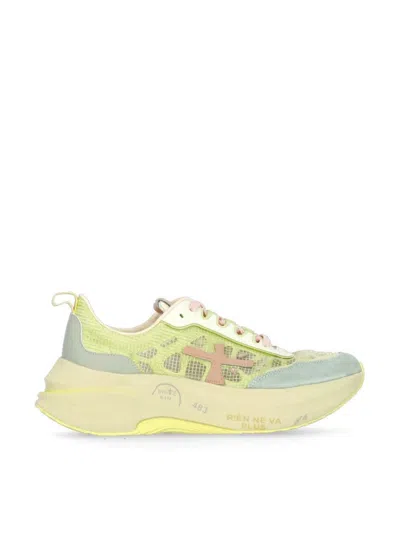 Premiata Hill Timeless Chunky Sneakers In Multi