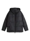 Premiata Hooded Padded Jacket In Black