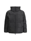 Premiata Funnel-neck Padded Jacket In Black