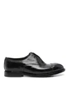 Premiata Cap Toe Lace Oxford Shoes In Black