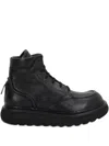Premiata Lace-up Chunky-sole Boots In Black
