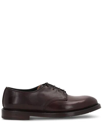 Premiata Lace-up Leather Shoes In Black