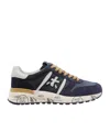 Premiata Lace-up Low-cut Casual Shoes In Black
