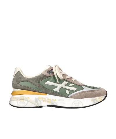 Premiata Lace-up Professional Sneakers In Green