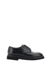 Premiata Lace-up Leather Shoes In Black