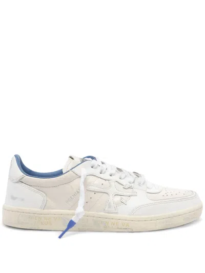 Premiata Lace-up Sneakers In White