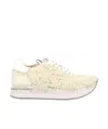 Premiata Lace Up Sneakers In White
